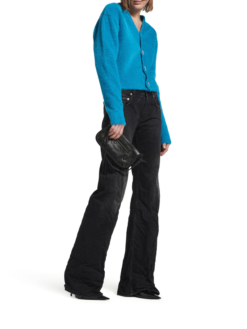 POCHETTE CON TRACOLLA LE CITY IN PELLE DI AGNELLO ARENA