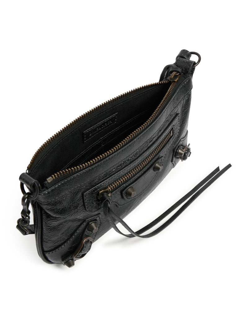 POCHETTE CON TRACOLLA LE CITY IN PELLE DI AGNELLO ARENA