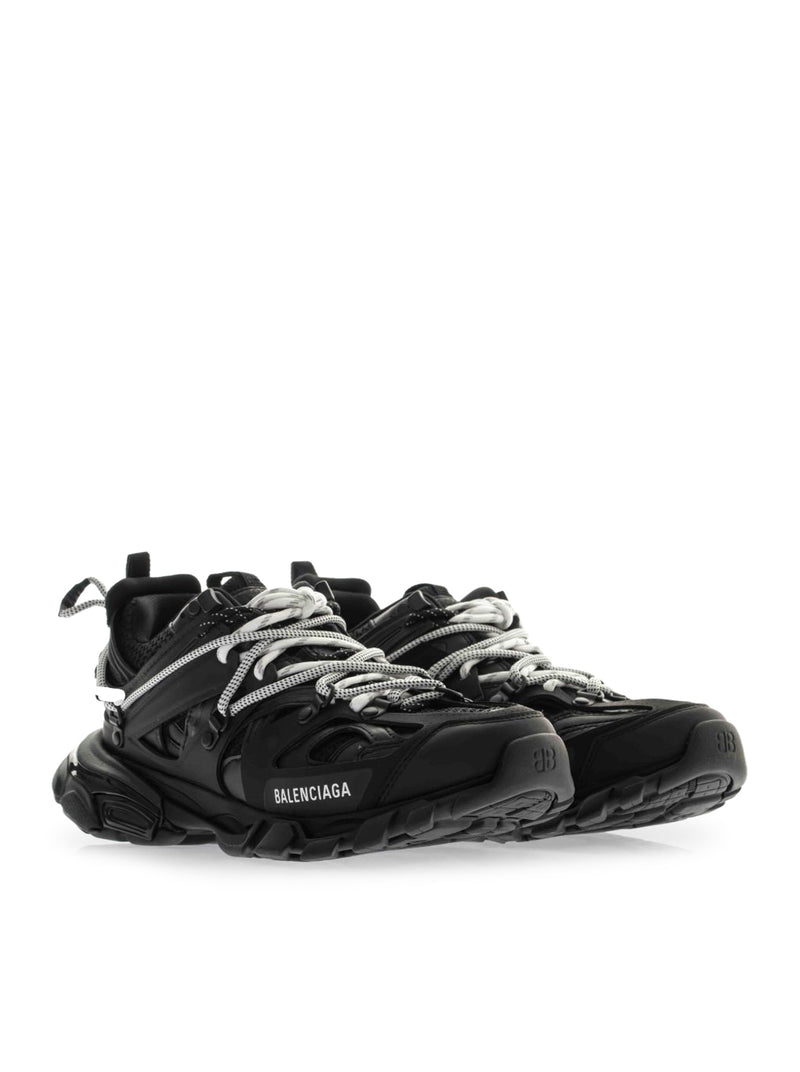 SNEAKER TRACK TRAIL LACES DA UOMO IN NERO/BIANCO