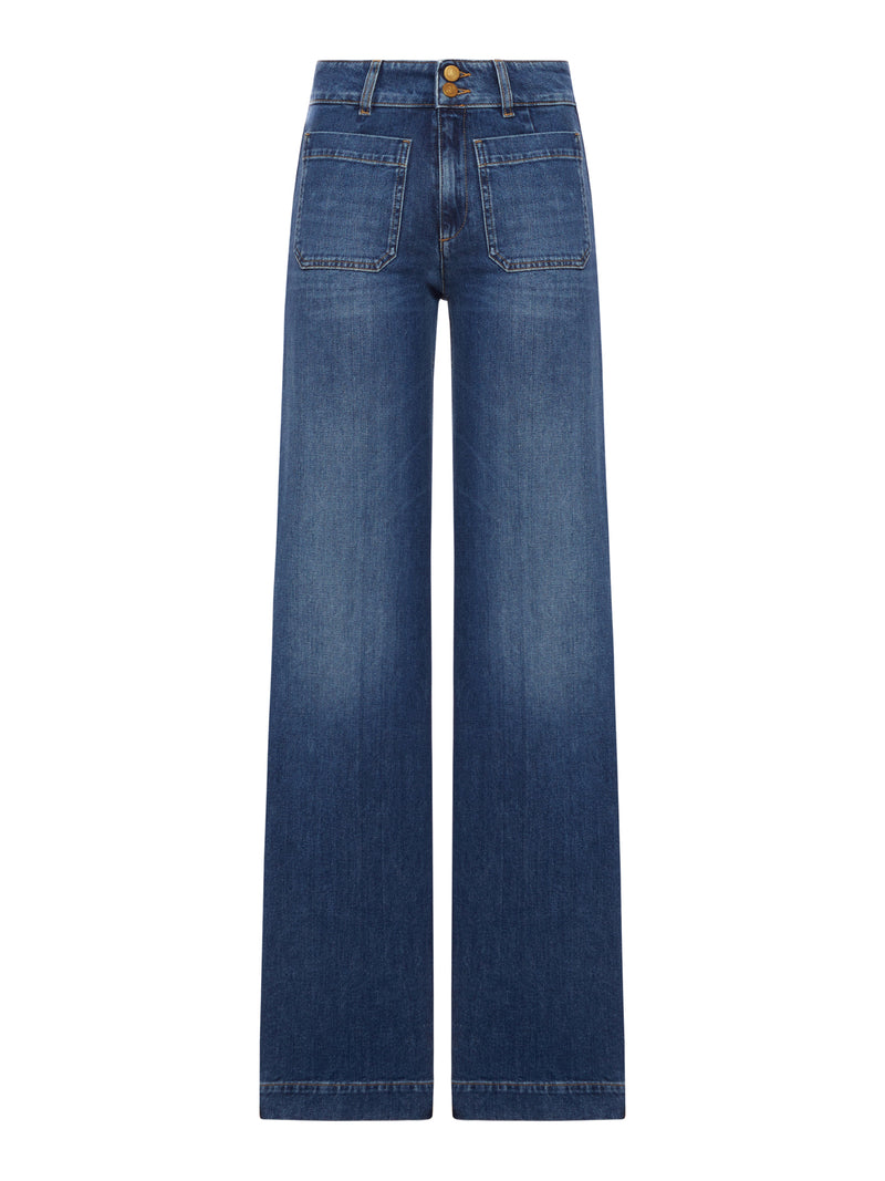 JEANS JANE IN DENIM DI COTONE