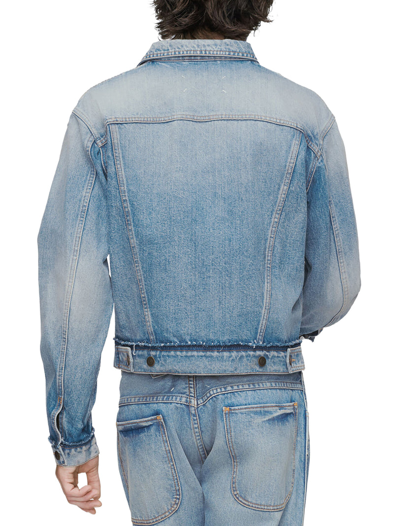 CABAN IN DENIM DI COTONE