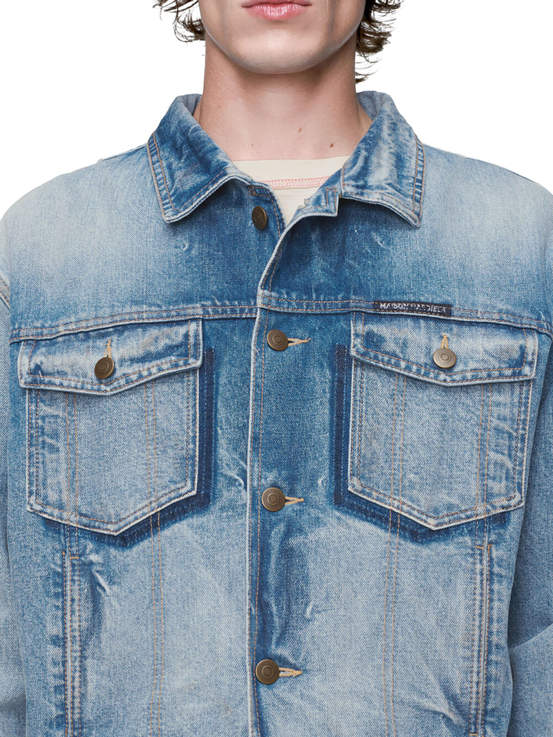 CABAN IN DENIM DI COTONE