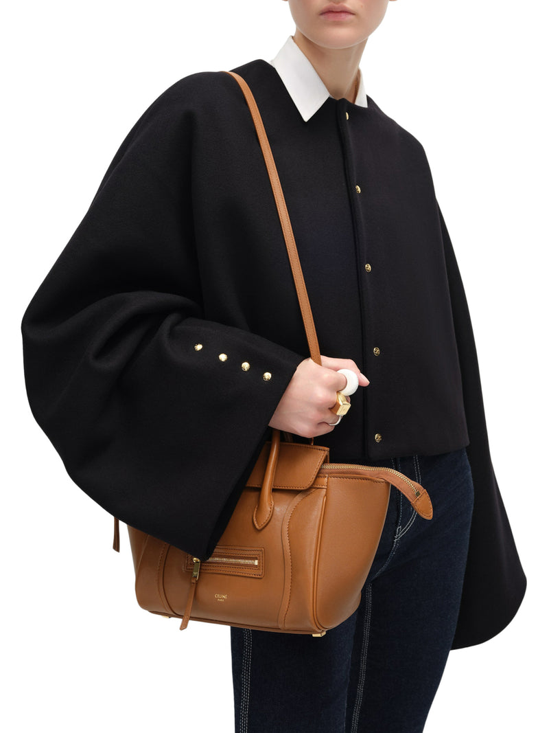 BORSA LUGGAGE SMALL IN PELLE DI AGNELLO