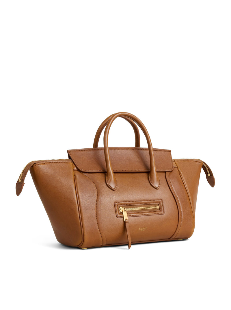 BORSA LUGGAGE SMALL IN PELLE DI AGNELLO