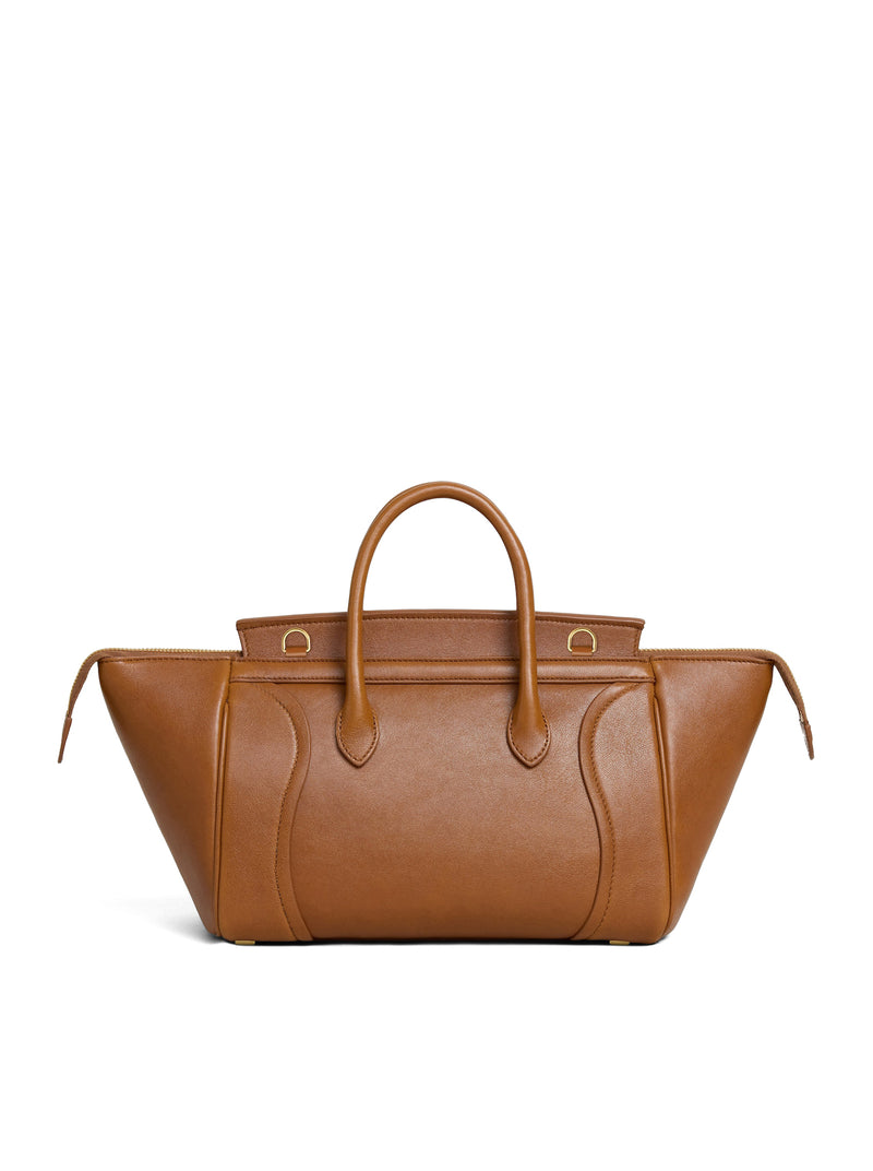 BORSA LUGGAGE SMALL IN PELLE DI AGNELLO