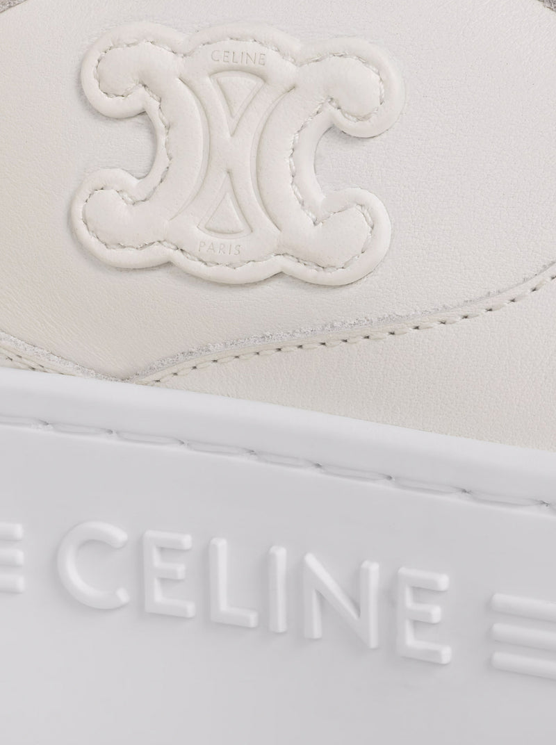 SNEAKERS BLOCK CON ZEPPA E APPLICAZIONE TRIOMPHE IN PELLE DI VITELLO