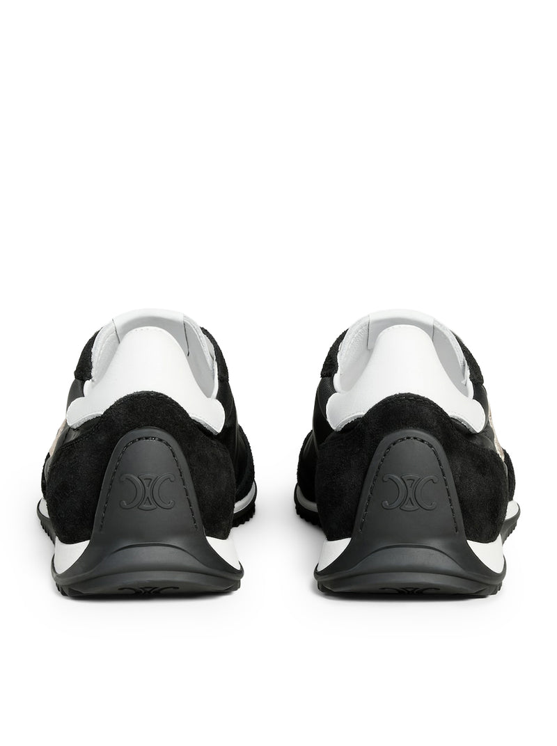 SNEAKER BASSA STRINGATA IN PELLE DI VITELLO SCAMOSCIATA