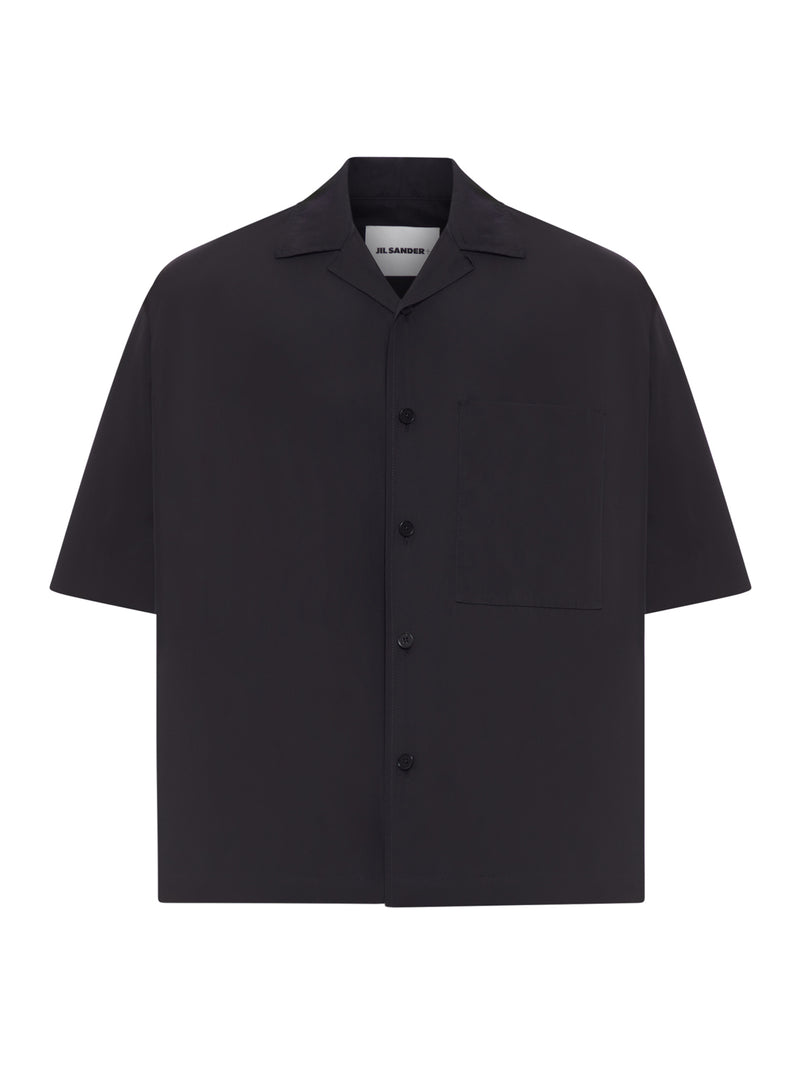 CAMICIA OVERSIZE IN POPELINE DI COTONE