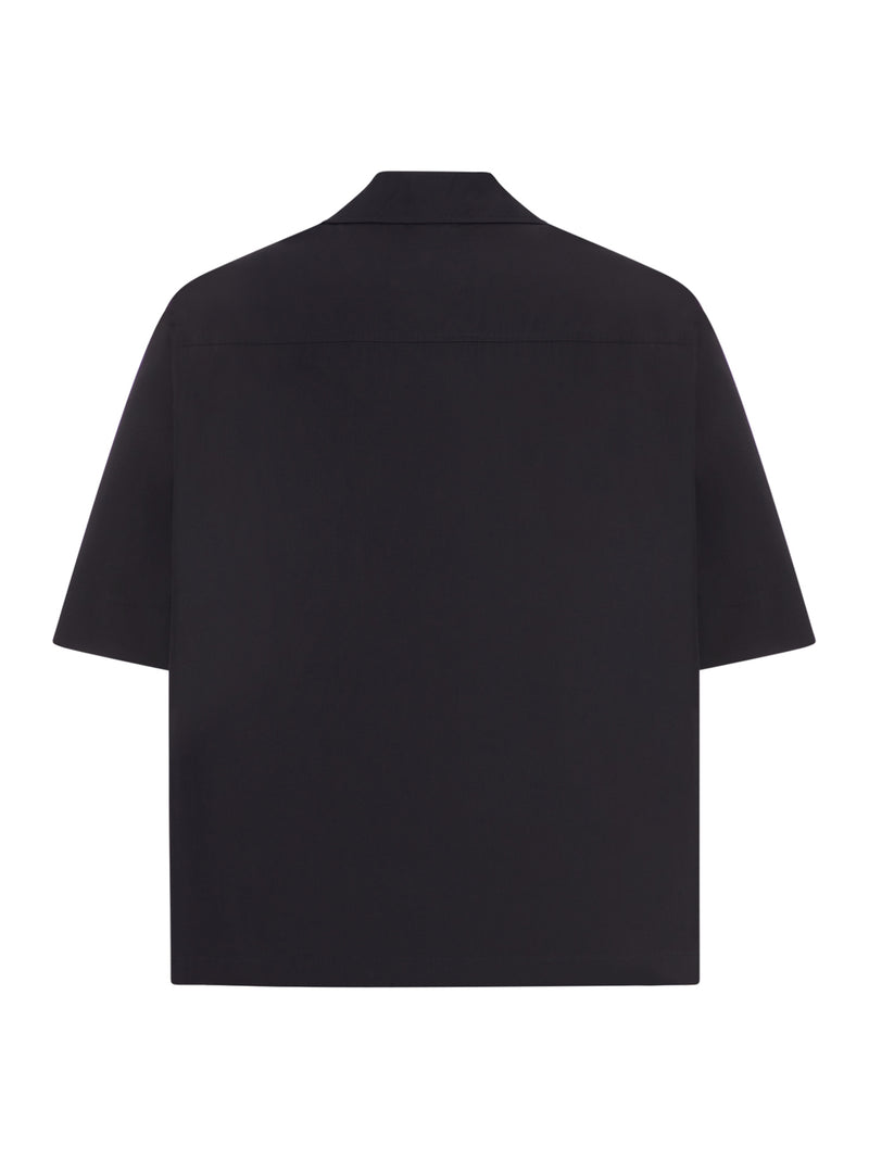 CAMICIA OVERSIZE IN POPELINE DI COTONE