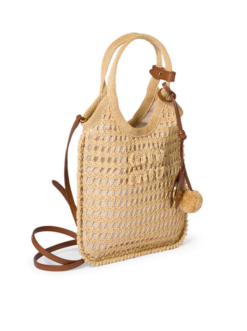 BORSA A MANO IVY IN RAFIA CROCHET