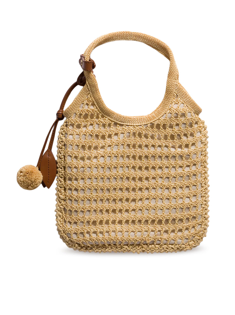 BORSA A MANO IVY IN RAFIA CROCHET