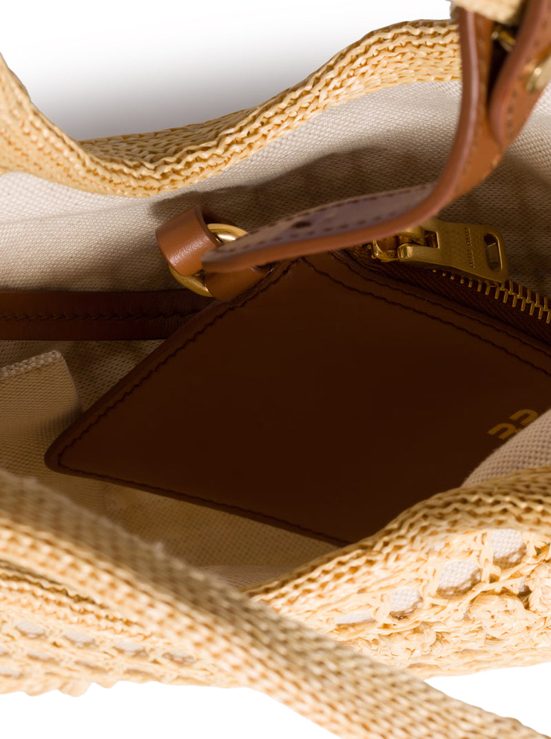 BORSA A MANO IVY IN RAFIA CROCHET