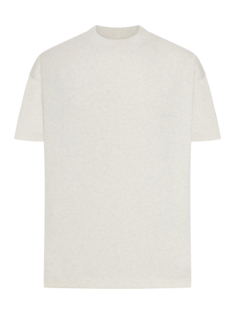 T-SHIRT GIROCOLLO IN COTONE A MANICHE CORTE