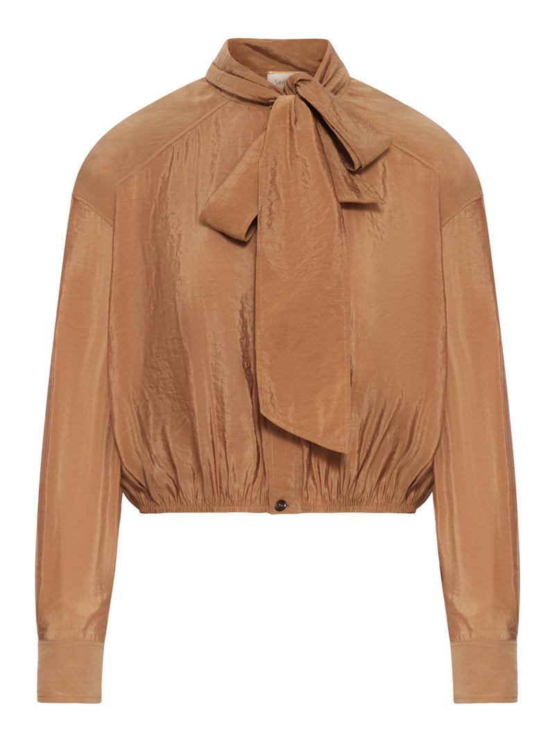 BLUSA CON COLLO LAVALLIÈRE