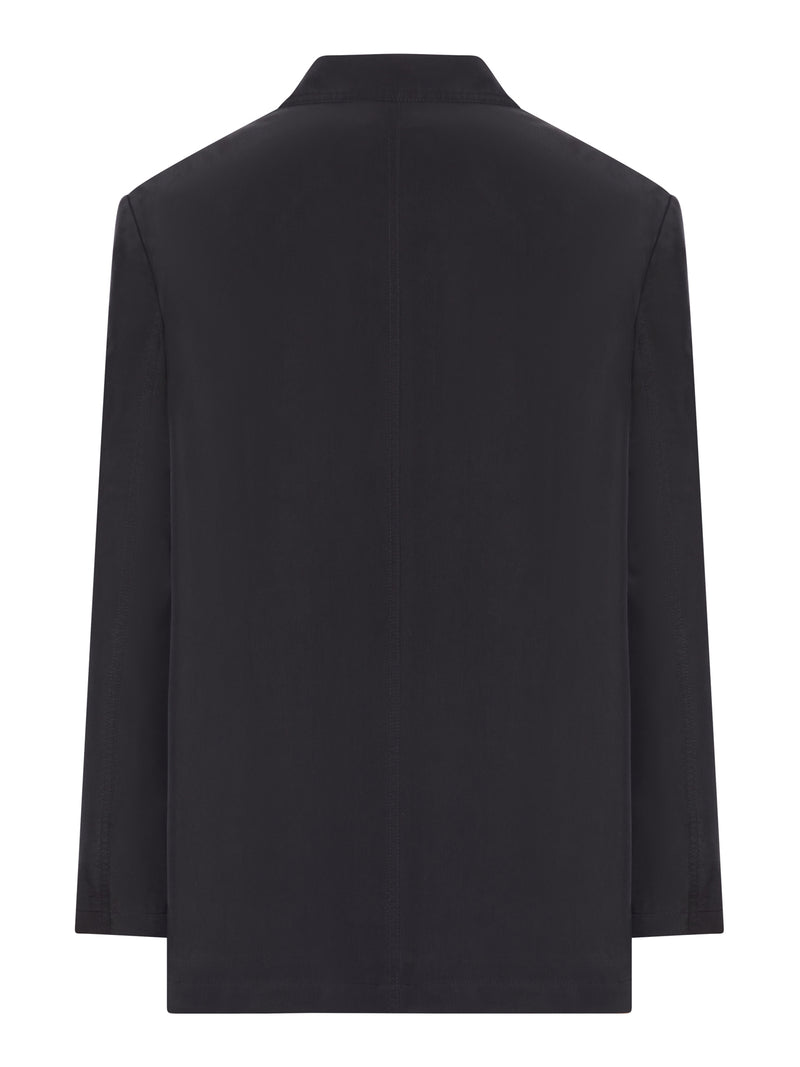 GIACCA IN SETA DOPPIOPETTO CON CHIUSURA A SEI BOTTONI