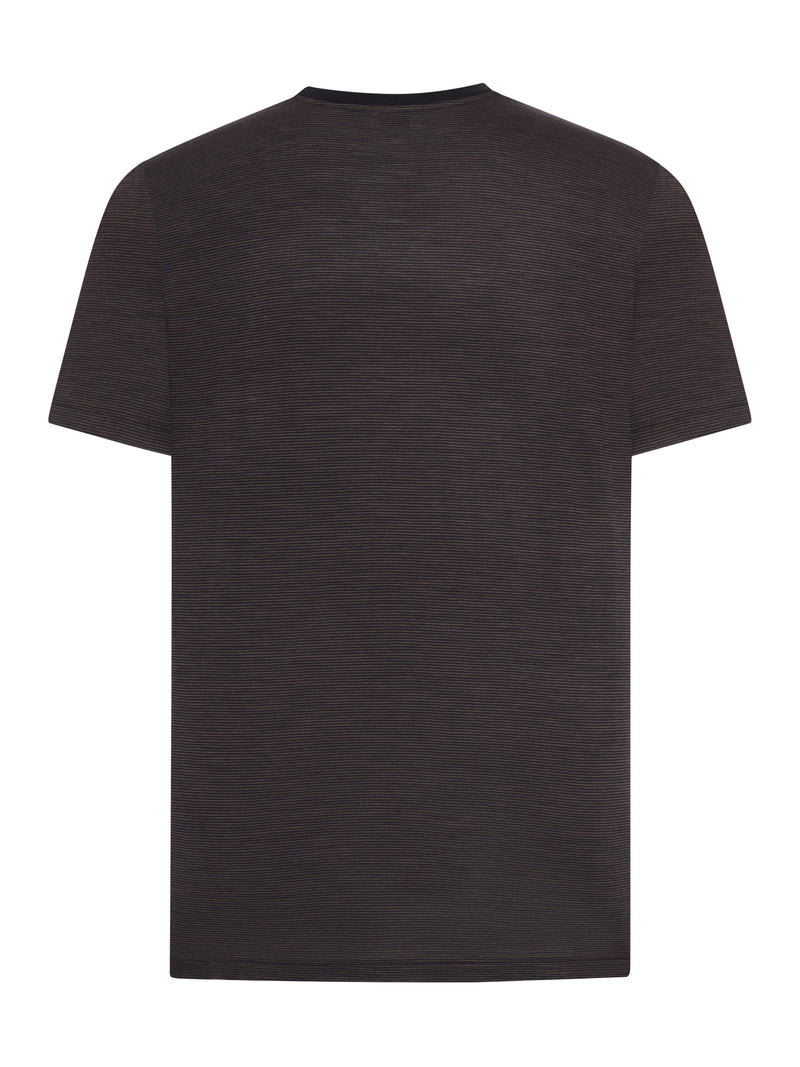 T-SHIRT CASSANDRE IN LANA RIGATA