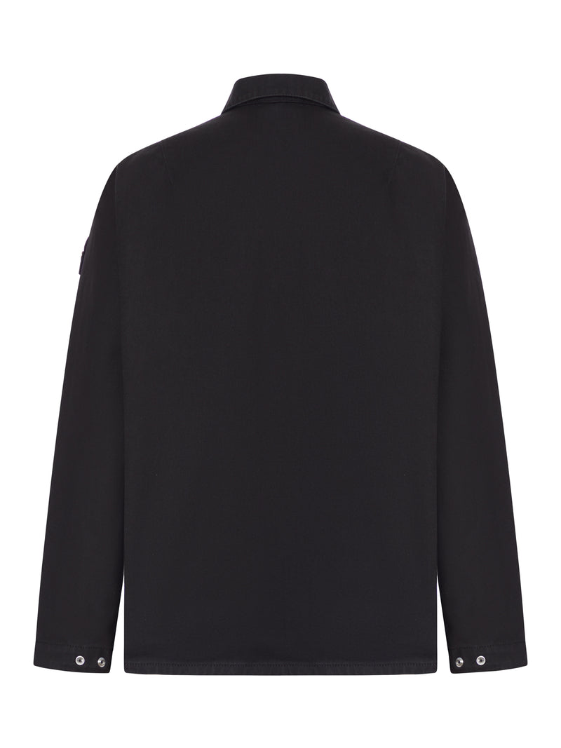 OVERSHIRT IN COTONE CON BADGE STONE ISLAND