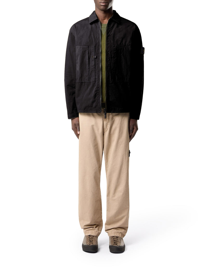 OVERSHIRT IN RIPSTOP DI COTONE BIOLOGICO MERCERIZZATO