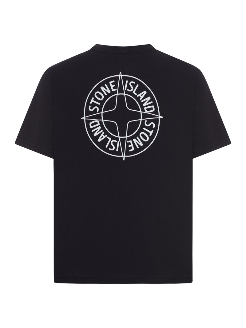 T-SHIRT GIROCOLLO IN COTONE CON STAMPA