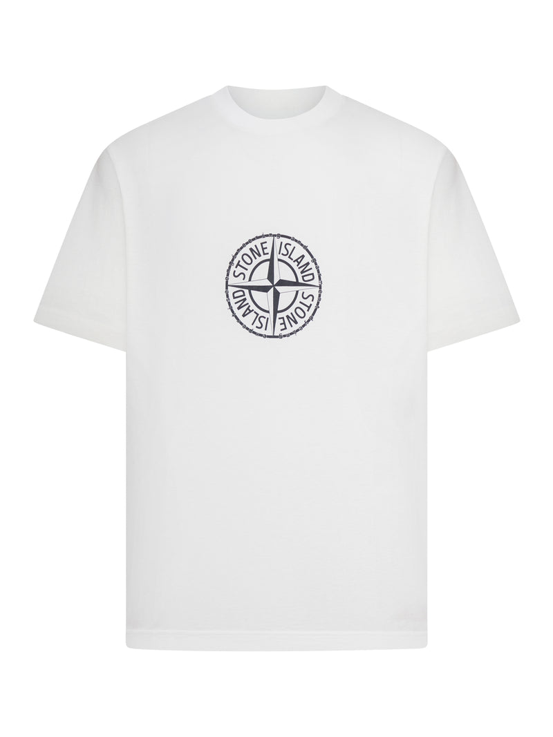T-SHIRT IN COTONE BIOLOGICO CON STAMPA ‘ALL AROUND COMPASS