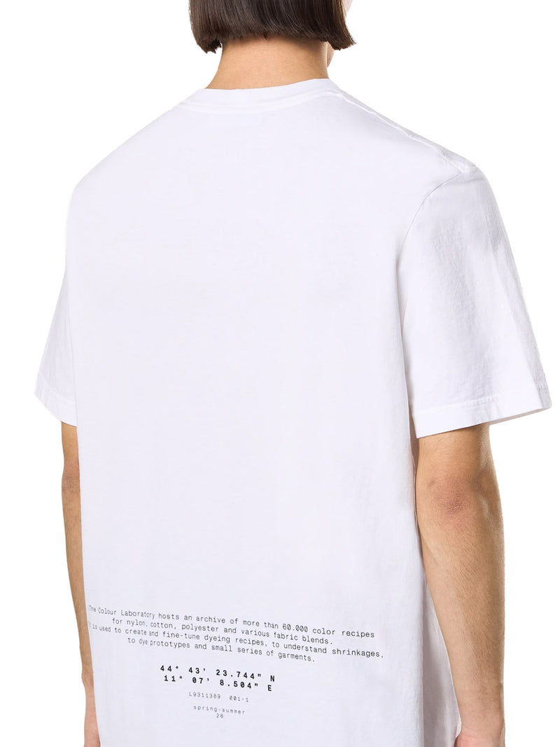 T-SHIRT IN COTONE BIOLOGICO CON STAMPA ‘ALL AROUND COMPASS