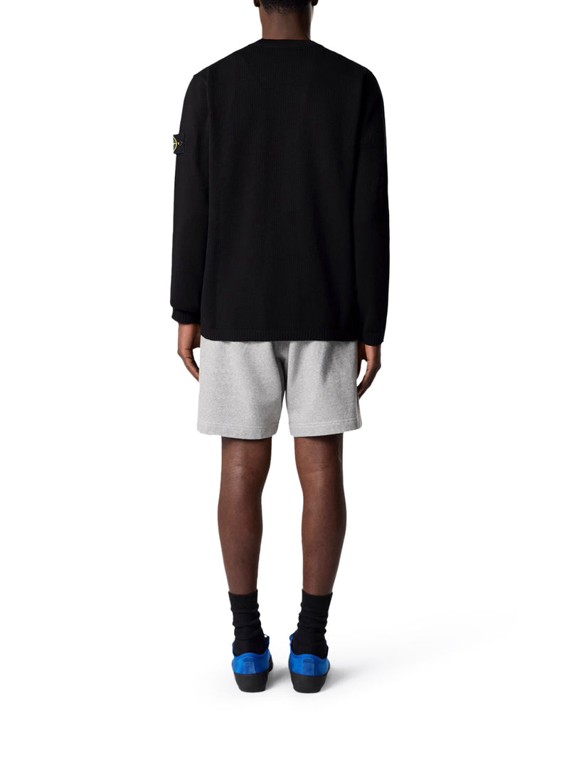 MAGLIONE GIROCOLLO VESTIBILITÀ LOOSE A COSTINE