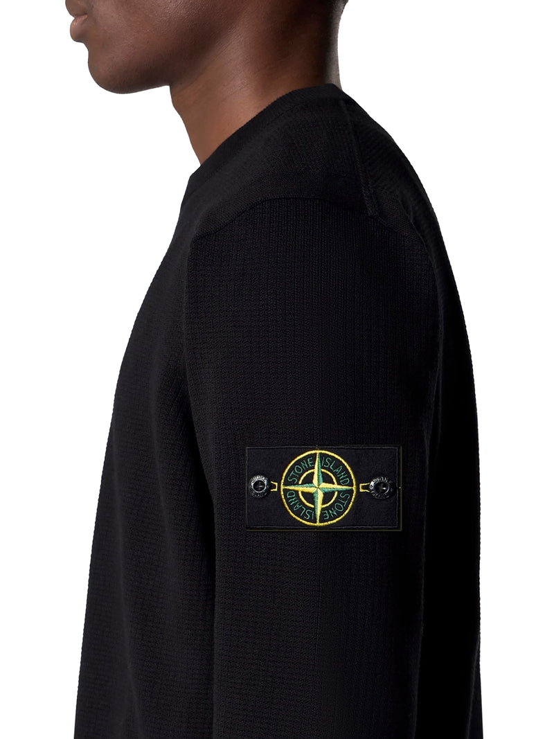 MAGLIONE GIROCOLLO VESTIBILITÀ LOOSE A COSTINE