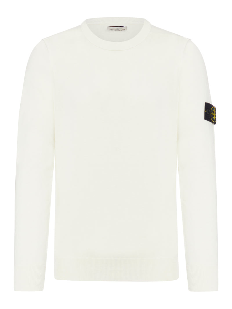 MAGLIONE GIROCOLLO CON BADGE STONE ISLAND