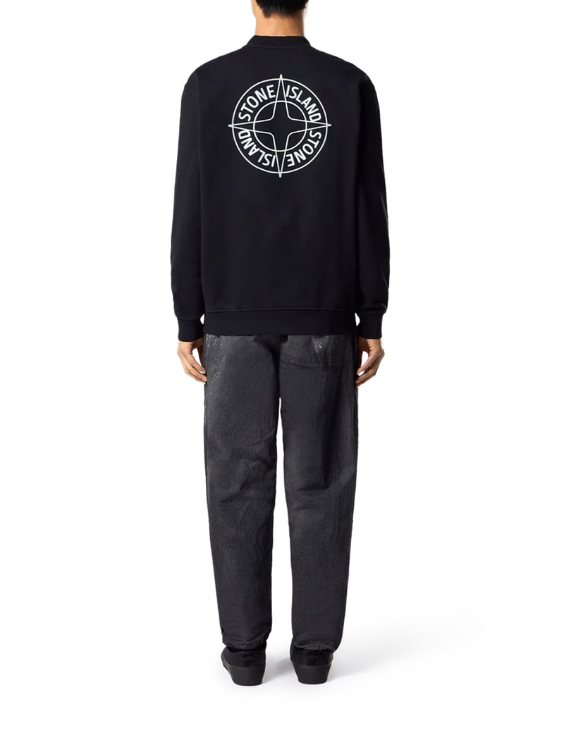 FELPA GIROCOLLO CON STAMPA