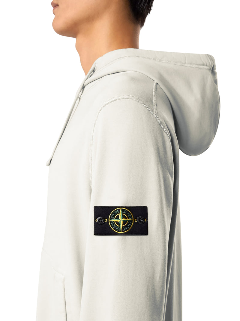 FELPA VESTIBILITA` REGULAR CON CAPPUCCIO E TASCA A MARSUPIO