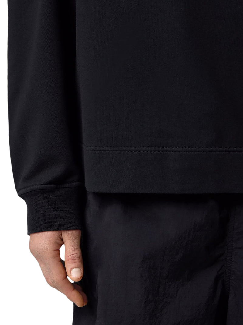 FELPA GIROCOLLO CON LOGO COMPASS GHOST