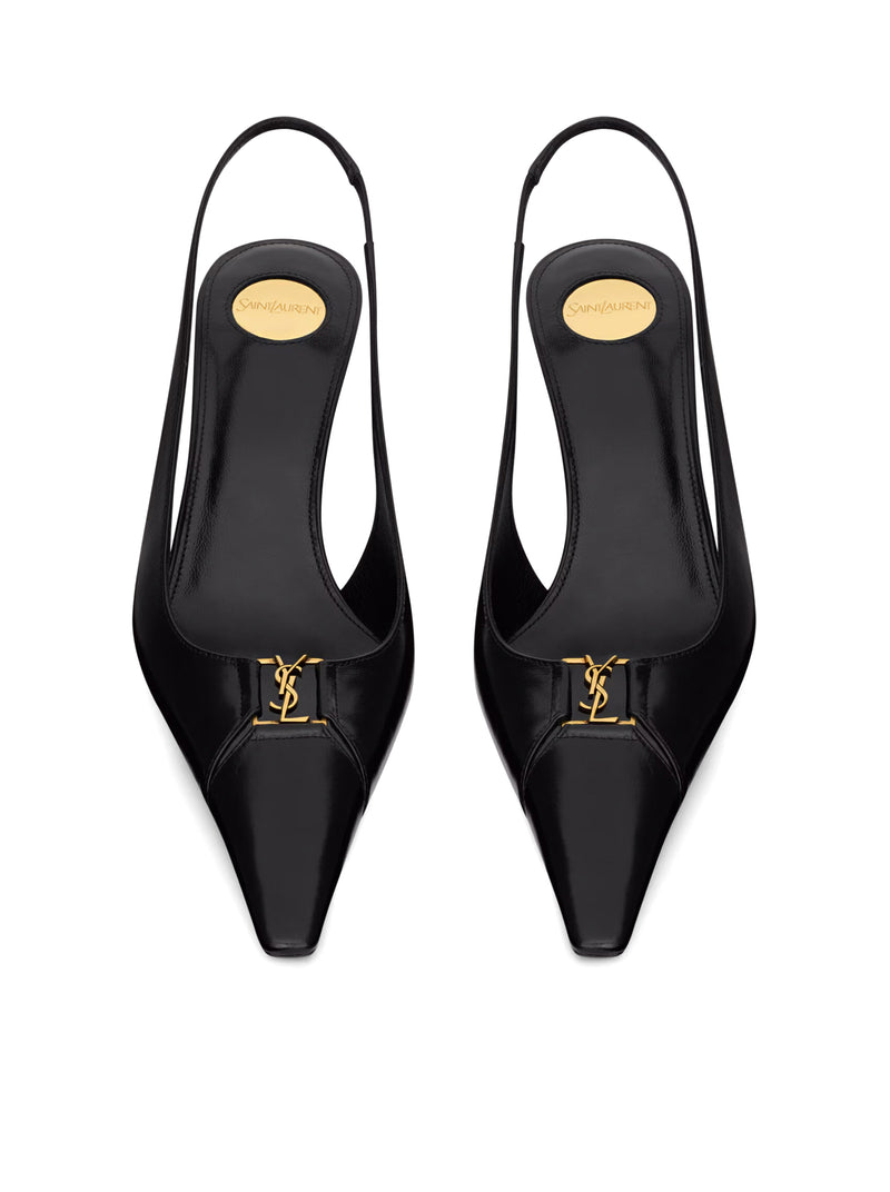 DÉCOLLETÉ BABYLONE BRETEUIL CON CINTURINO IN PELLE LISCIA