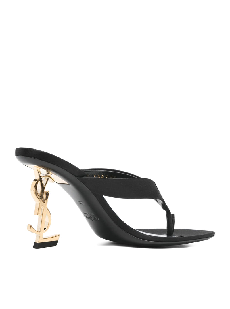 MULES OPYUM IN CREPE DI SATIN