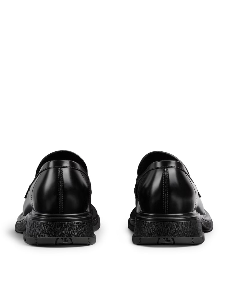 MOCASSINO CON LOGO TONO SU TONO