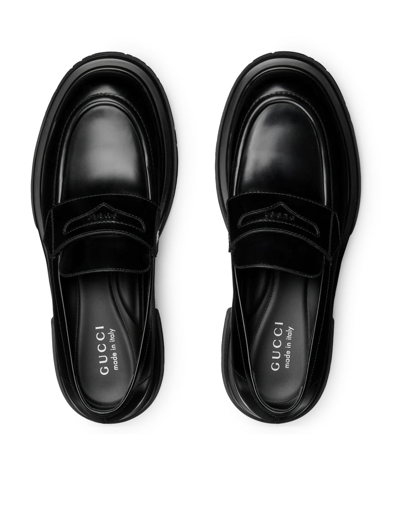 MOCASSINO CON LOGO TONO SU TONO