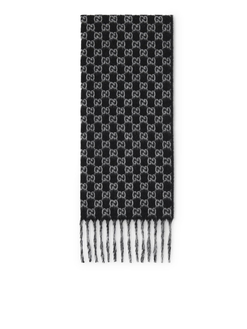 SCIARPA IN LANA E CASHMERE GG