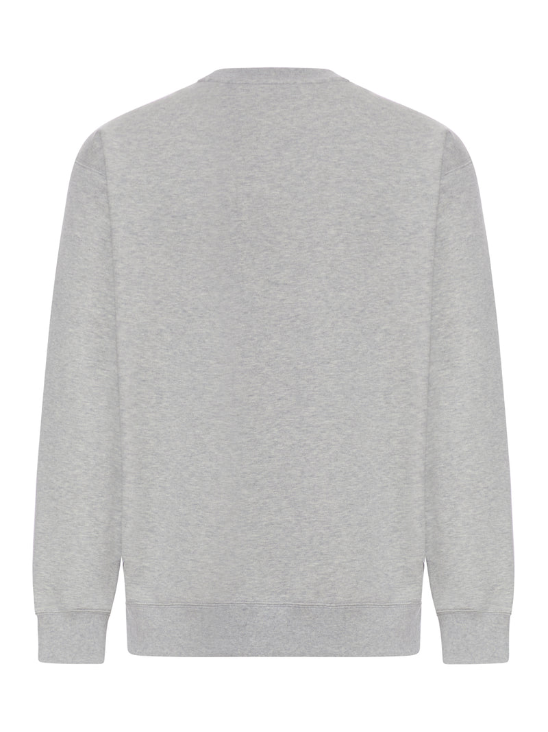 FELPA IN JERSEY DI COTONE CON LOGO STAMPATO