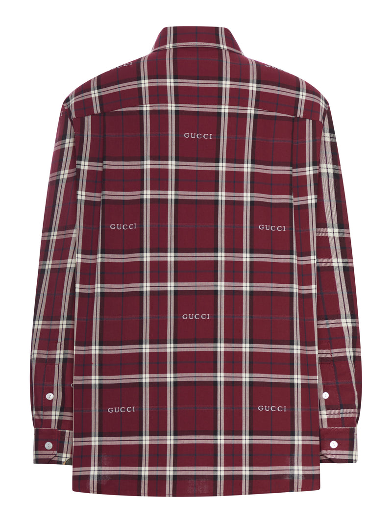 CAMICIA IN TARTAN COTONE JACQUARD