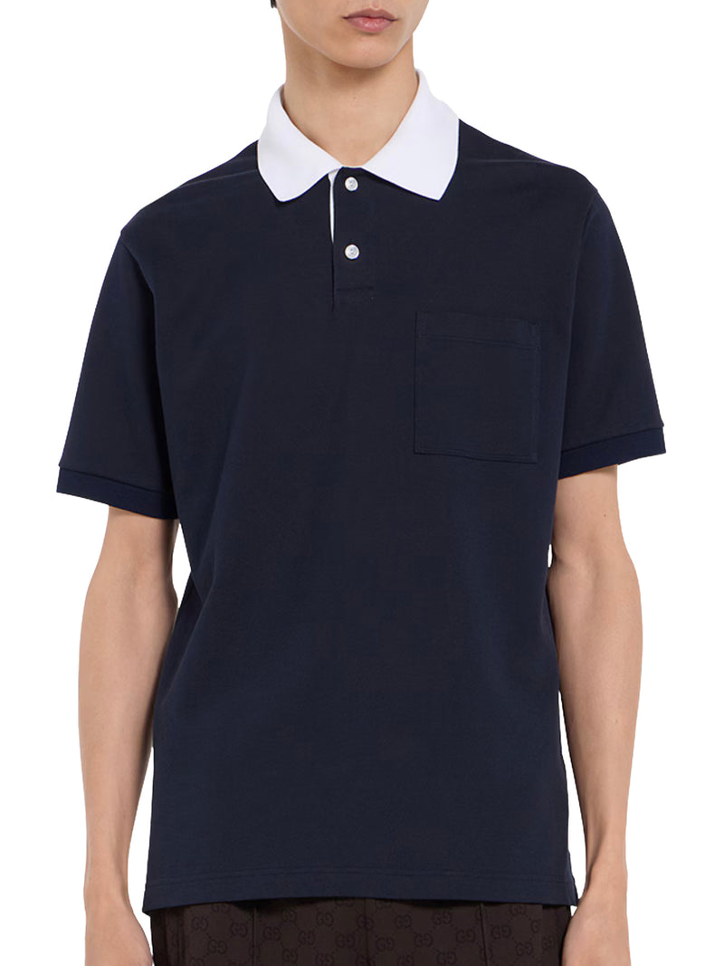 POLO IN PIQUET DI COTONE STRETCH