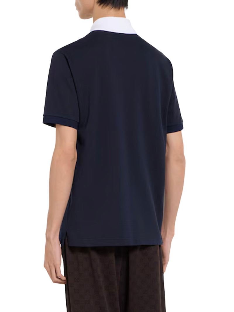 POLO IN PIQUET DI COTONE STRETCH