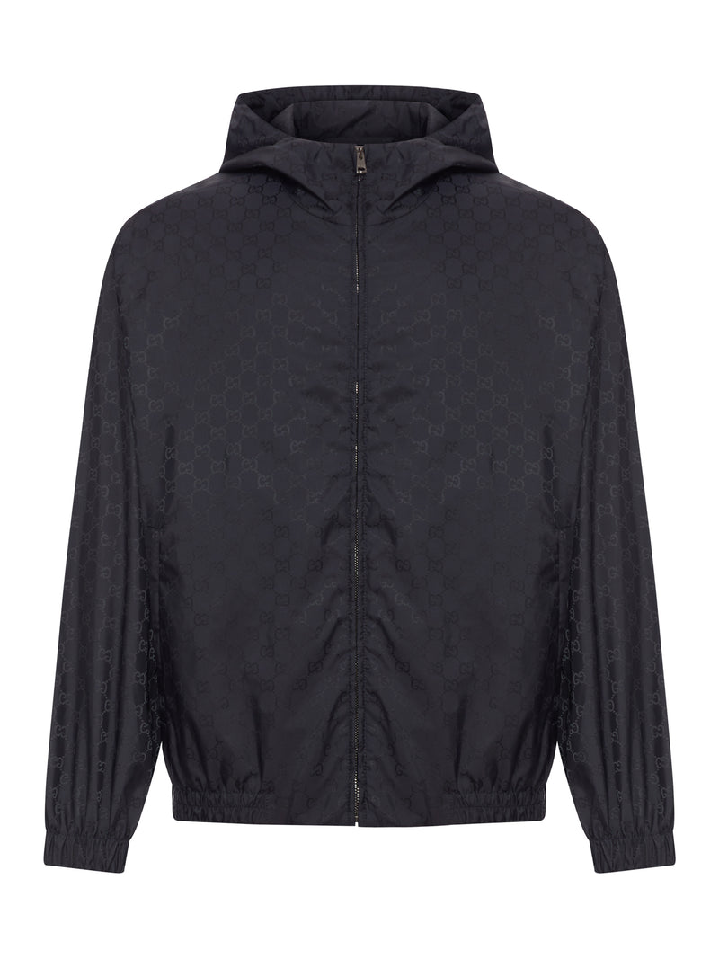 GIACCA IN NYLON CON LOGO GG ALLOVER