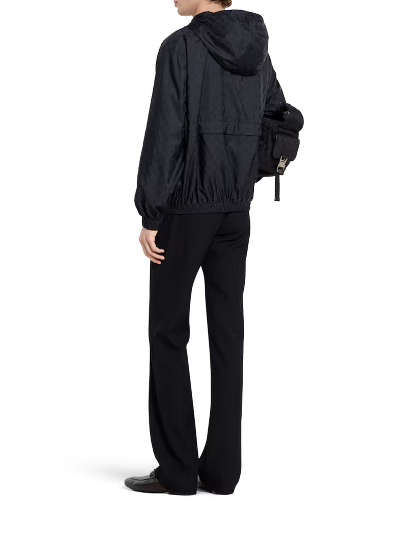 GIACCA IN NYLON CON LOGO GG ALLOVER