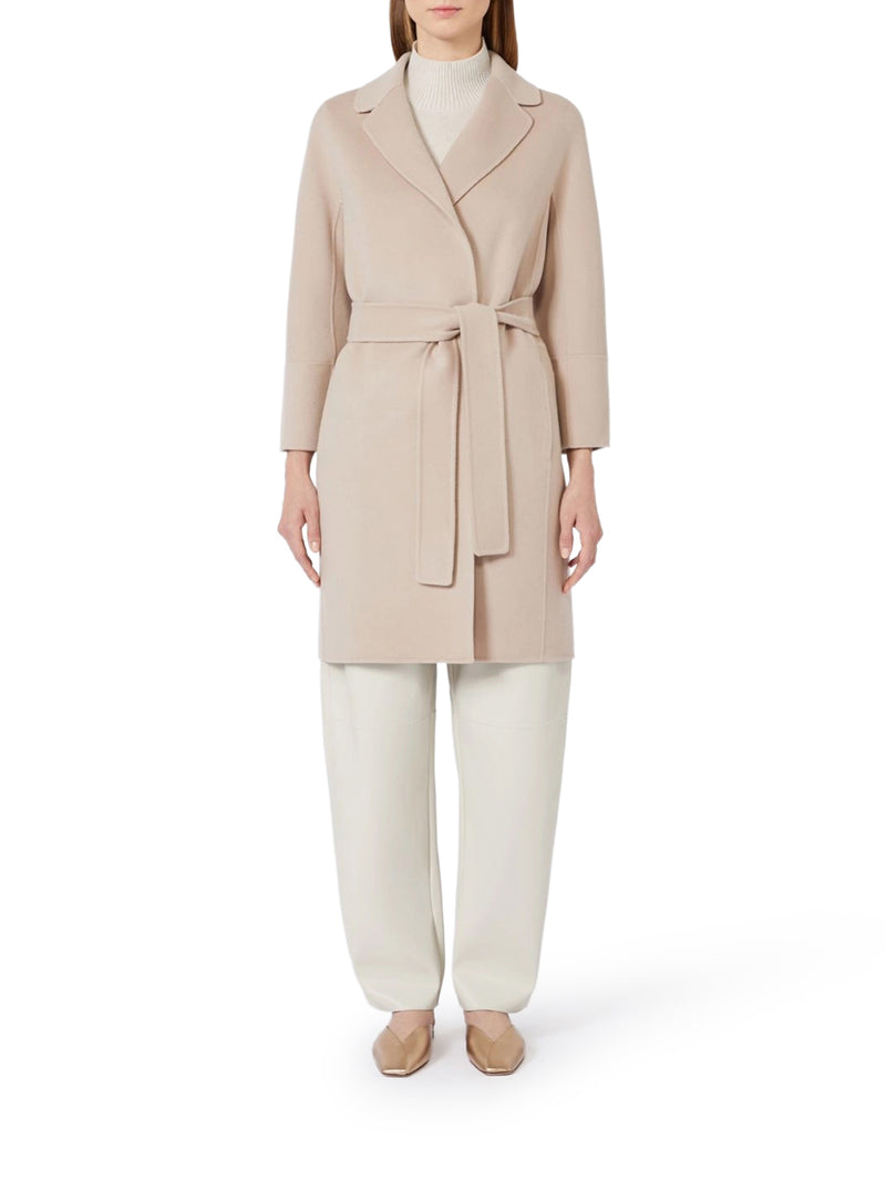 CAPPOTTO CORTO ARONA IN LANA BEIGE ROSE