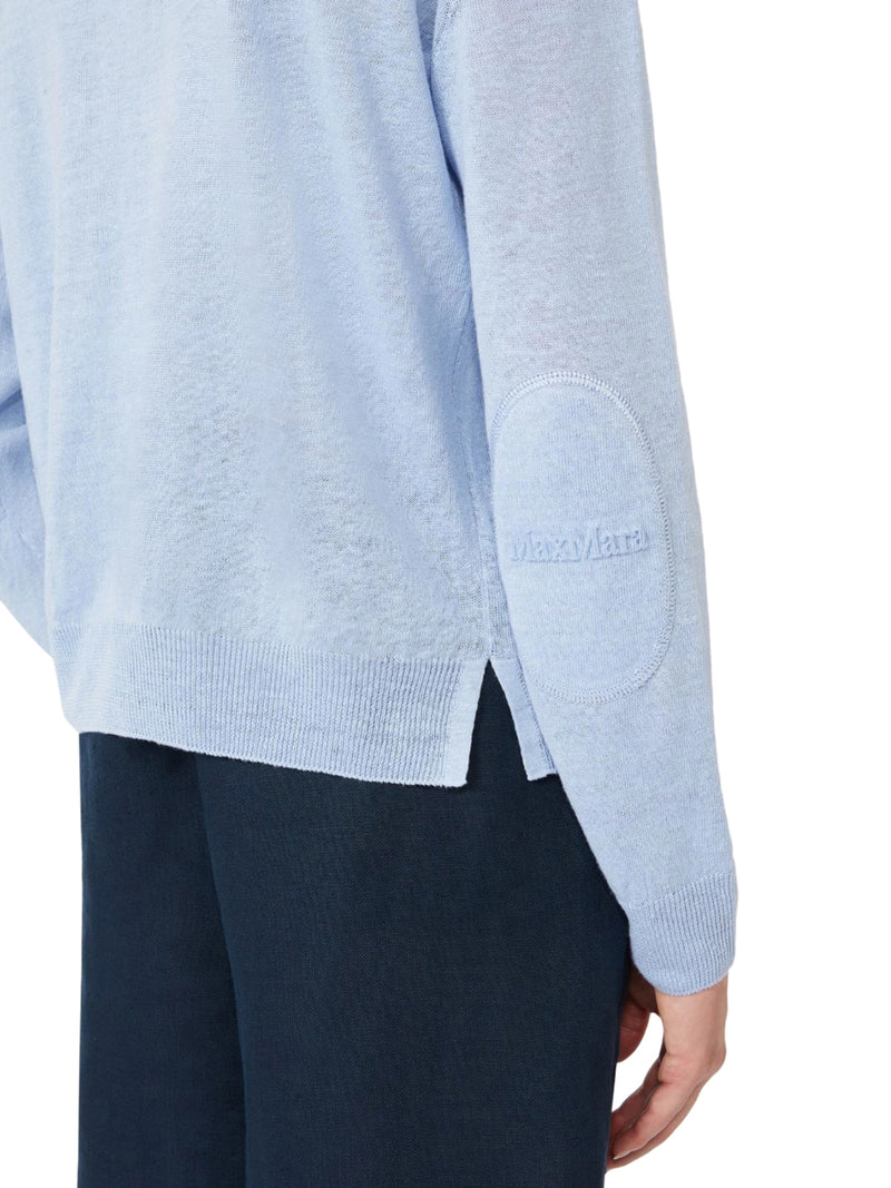 MAGLIA GIROCOLLO IN FILATO DI LINO