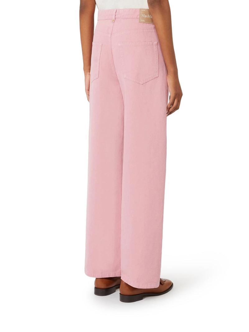 PANTALONE 5 TASCHE IN COTONE E LINO