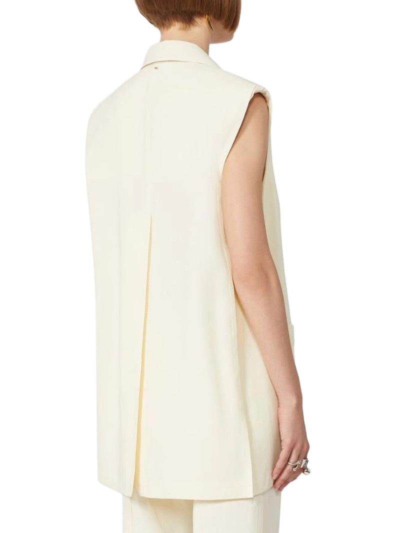 GILET OVER IN VISCOSA LAVATA