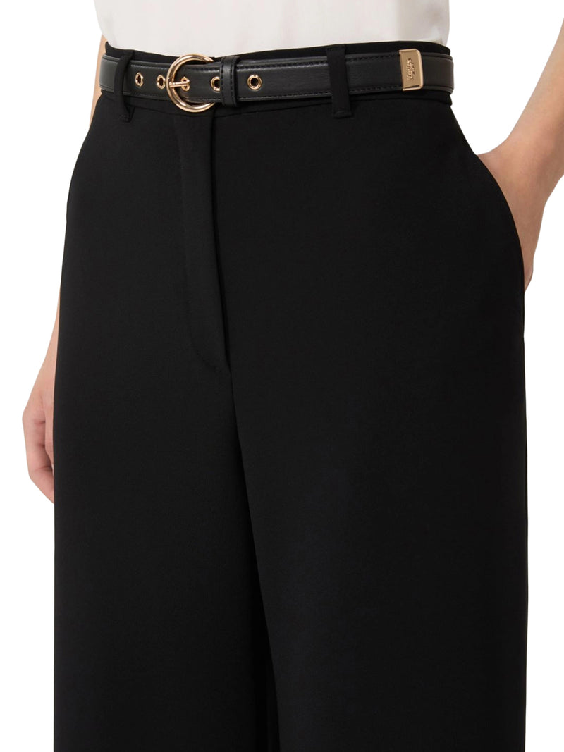PANTALONE WIDE LEG IN CADY