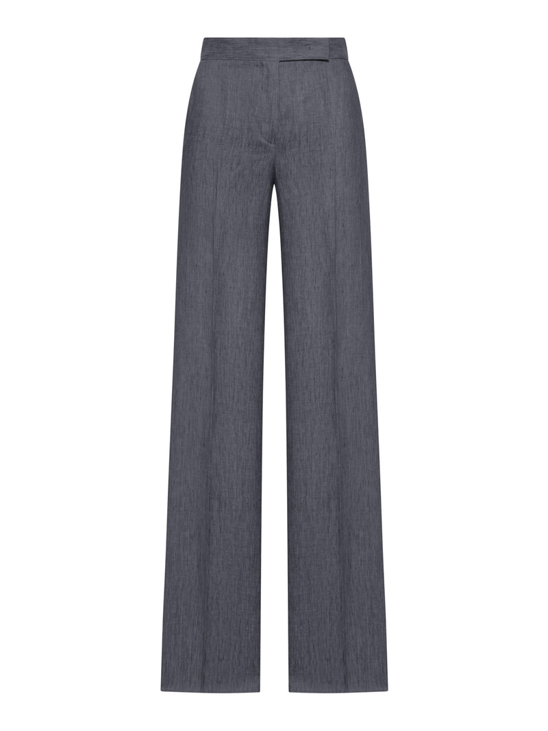 PANTALONE IN BATAVIA DI LINO CHEVRON