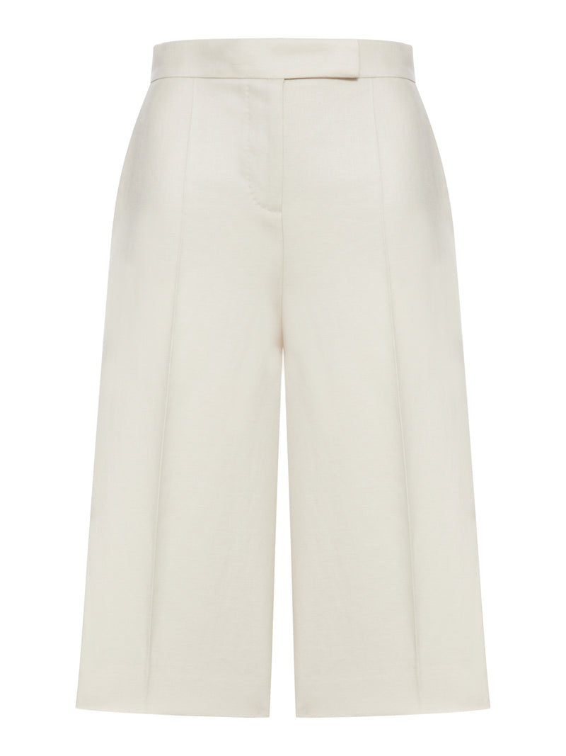 BERMUDA KAKI IN LINO