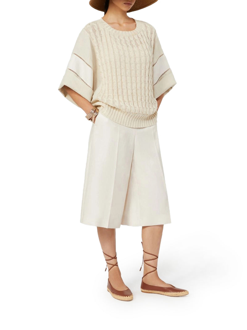 BERMUDA KAKI IN LINO